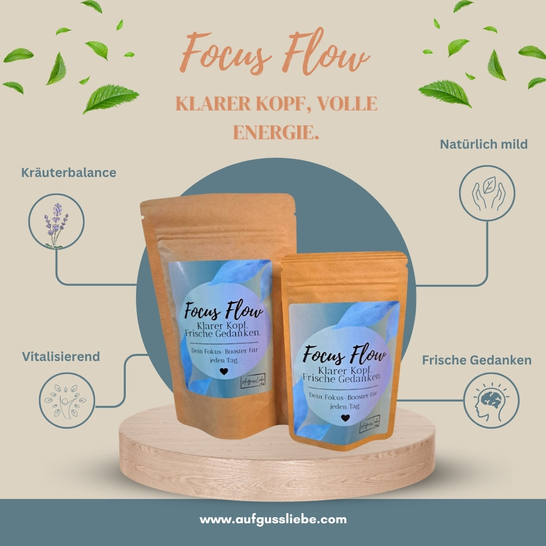 Focus Flow Tee – Klarer Kopf & Konzentration Mini (12 g)
