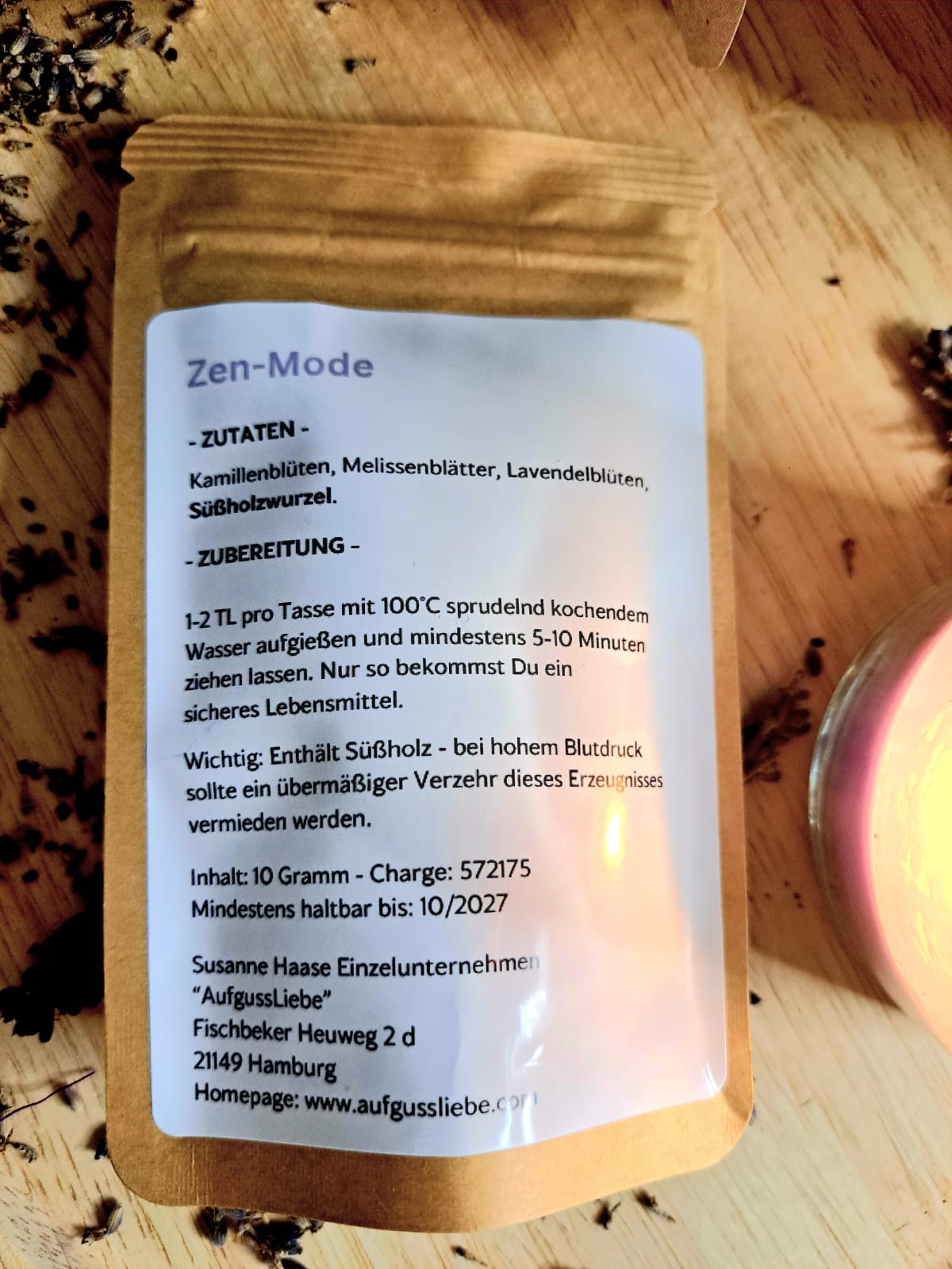 Zen-Mode Tee – Entspannung & innere Balance Mini (10 g)