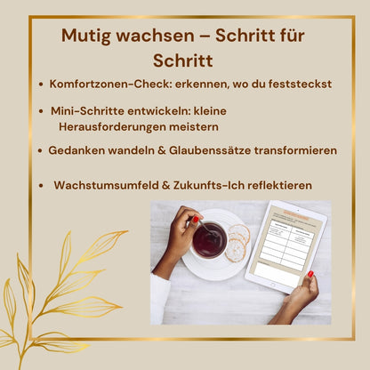 Raus aus der Komfortzone – Selbstcoaching-Workbook PDF (digital)