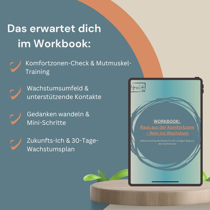 Raus aus der Komfortzone – Selbstcoaching-Workbook PDF (digital)