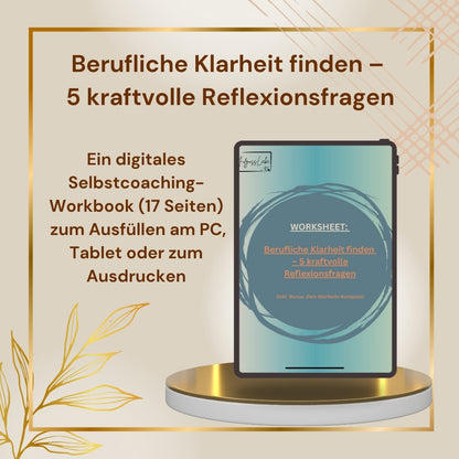Berufliche Klarheit finden – Reflexions-Workbook PDF (digital)